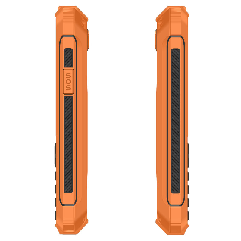 EVOLVEO StrongPhone Z6, IP68 odolný Dual SIM telefón, 2,8'' LCD, 4000mAh, Powerbanka,, oranžový