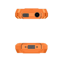 EVOLVEO StrongPhone Z6, IP68 odolný Dual SIM telefón, 2,8'' LCD, 4000mAh, Powerbanka,, oranžový