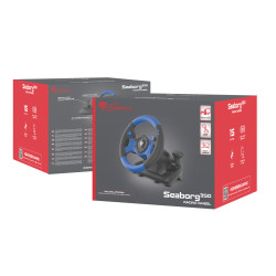Genesis Seaborg 350 Herný volant, multiplatformný pre PC, PS4, PS3, Xbox One, Switch, 180°