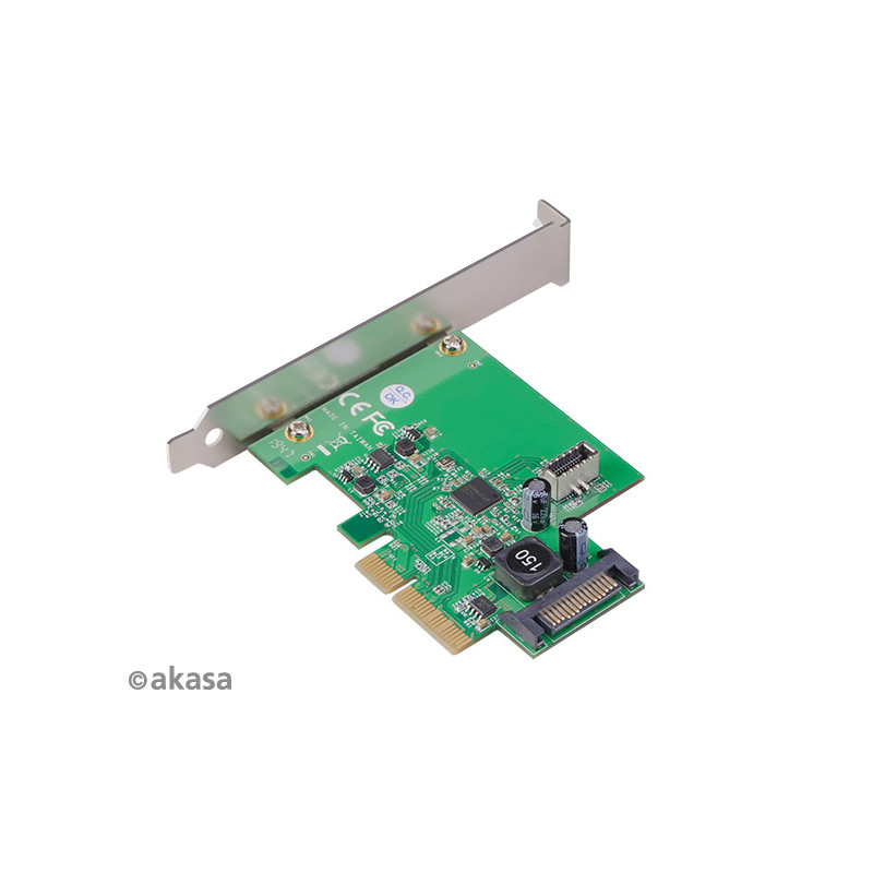 AKASA PCIe karta USB 3.2 Gen 2 interný konektor