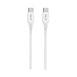 ER - TPU KÁBEL USB-C / USB-C 1,5M, USB 2.0 BIELÝ