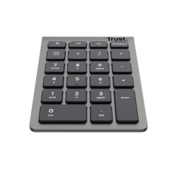 Trust Xalas Wireless numpad/Bezdrôtová USB/Strieborná