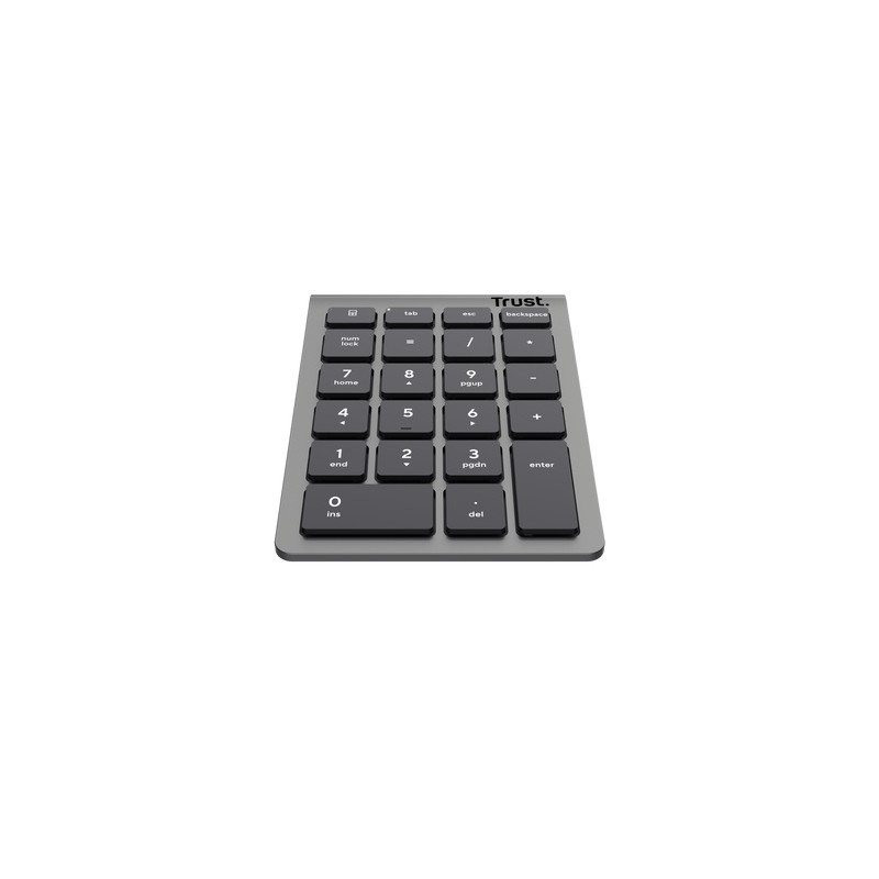 Trust Xalas Wireless numpad/Bezdrôtová USB/Strieborná