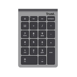 Trust Xalas Wireless numpad/Bezdrôtová USB/Strieborná