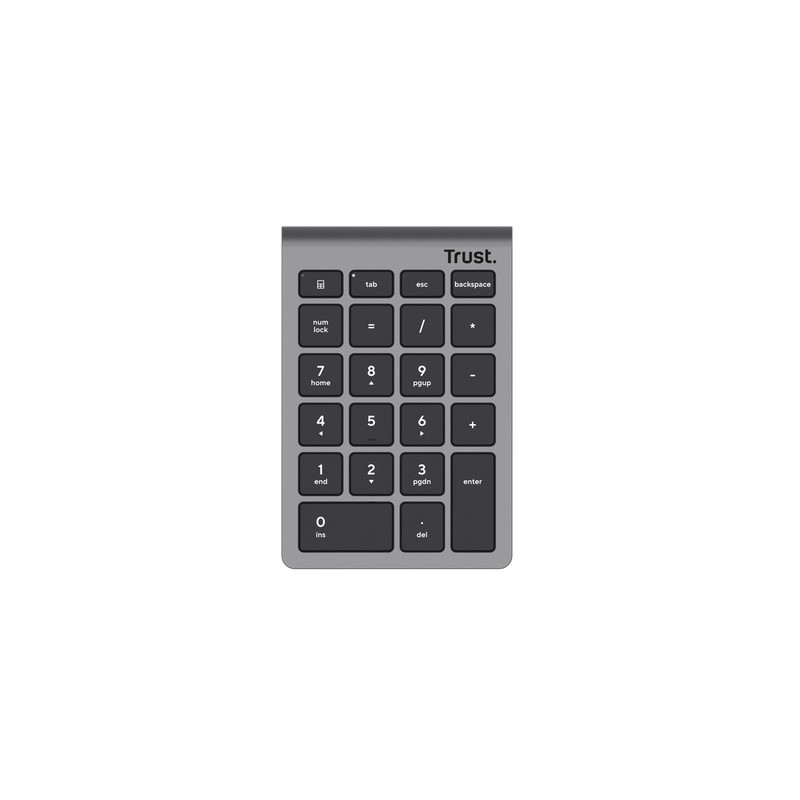 Trust Xalas Wireless numpad/Bezdrôtová USB/Strieborná