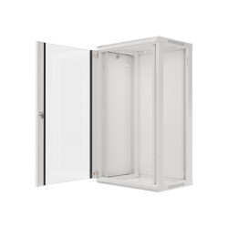 LANBERG 19'' RACKOVÁ SKRIŇA PRO MONTÁŽ NA STENU 22U/600X450 (FLAT PACK) ŠEDÁ V2
