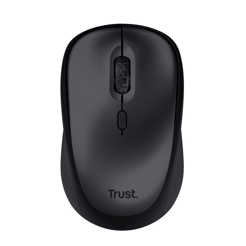 TRUST BOLOGNA/Kancelárska/Optická/1 600 DPI/Bezdrôtová USB/Čierna