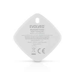 EVOLVEO TrackTag, Bluetooth lokátor s Apple Find My, biely