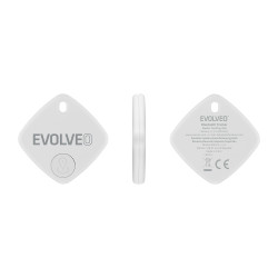 EVOLVEO TrackTag, Bluetooth lokátor s Apple Find My, biely