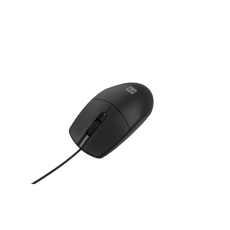 Natec optická myš RUFF 2/1 000 DPI/Kancelárska/Optická/1 000 DPI/Drôtová USB/Čierna