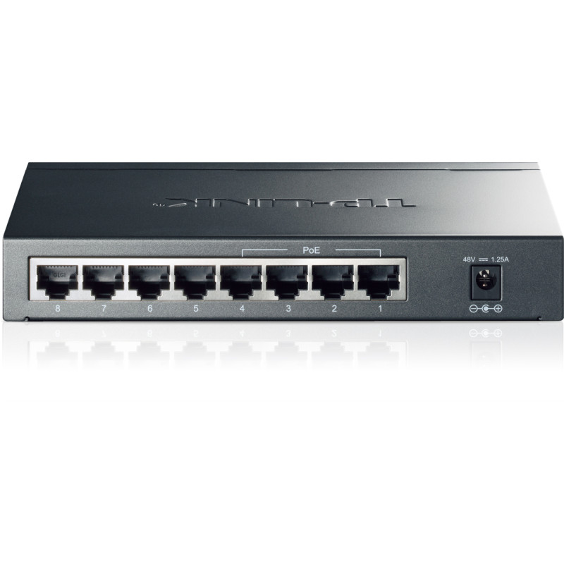 TP-Link TL-SG1008P 8xGB (4xPOE) 64W Desktop fanless Switch