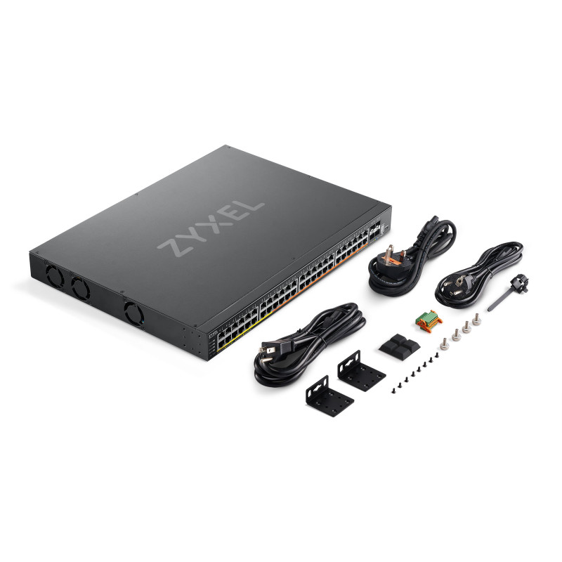 Zyxel XMG2230-52HP, L3, 16x 2.5G, 32x 1G, AC: 960W PoE, DC: 2400W PoE, 4xSFP+Uplink, 1Y NebulaFlexPro
