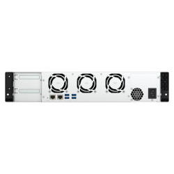 QNAP TS-855eU-8G (8core 2,8 GHz, 8GB RAM, 8x SATA, 2x 2,5GbE, 2x M.2 NVMe, 2x PCIe, malá hĺbka)