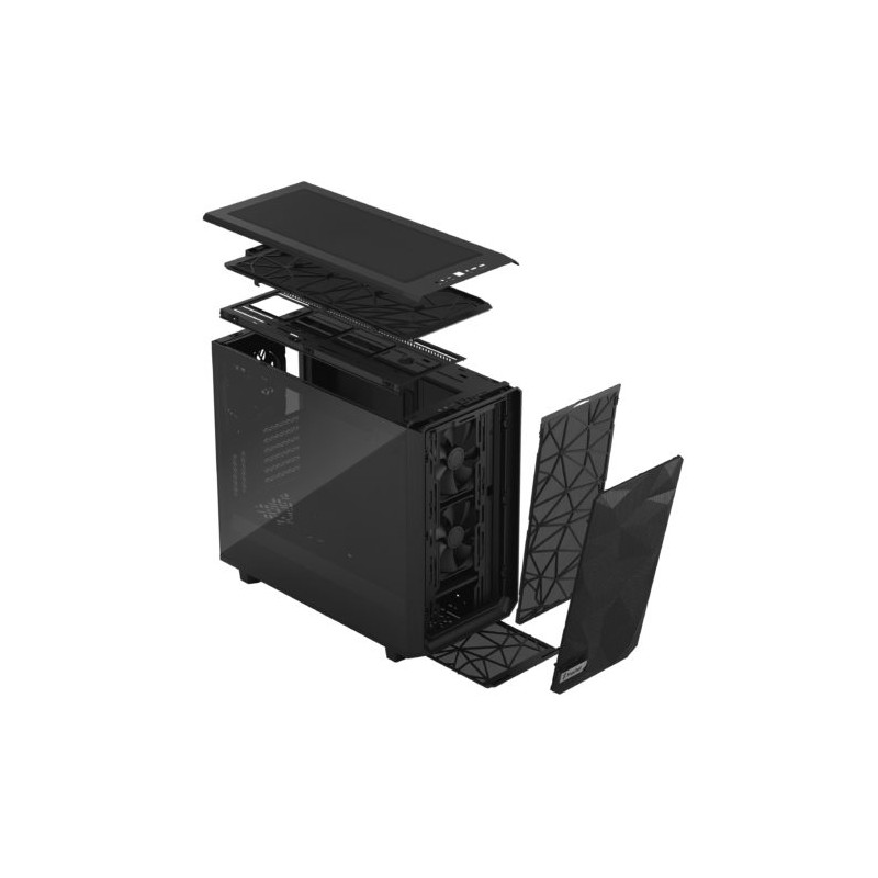 Fractal Design Meshify 2 Black TG Light Tint/Midi Tower/Transpar./Čierna