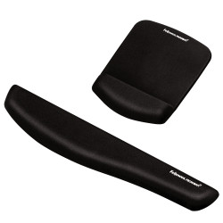 Podložka pod myš a zápästie Fellowes PlushTouch čierna