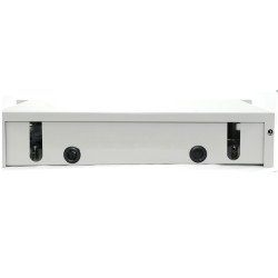 OEM - 19'' 2U Optická vana 48xSC simplex, LC duplex, E2000, sivá