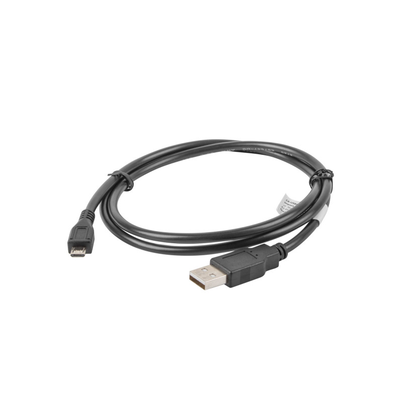 NATEC - LANBERG Kabel USB 2.0 AM/Micro, 1m, čierny