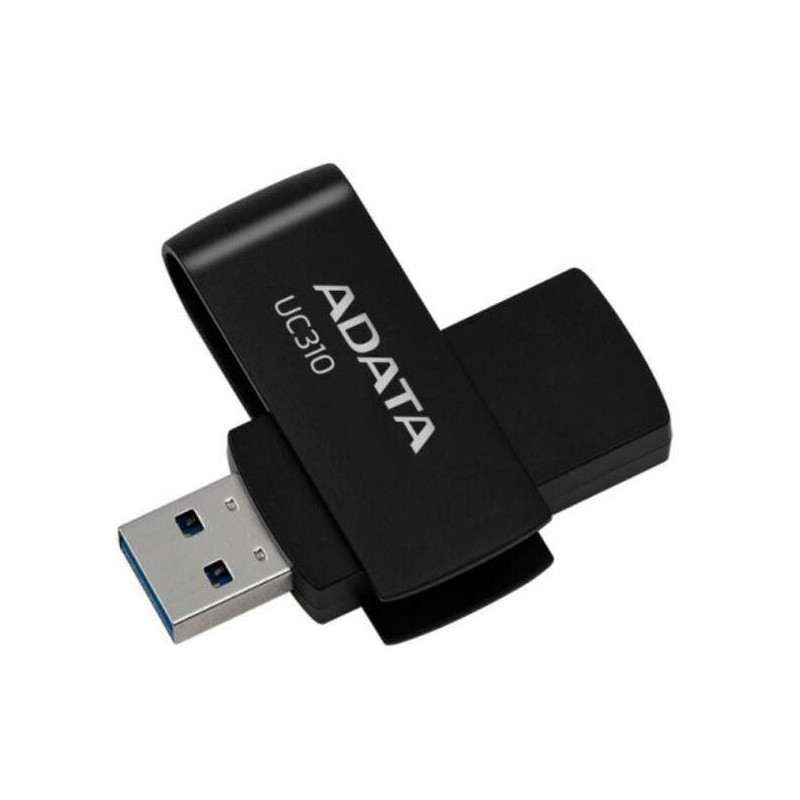 ADATA UC310/256GB/USB 3.2/USB-A/Čierna