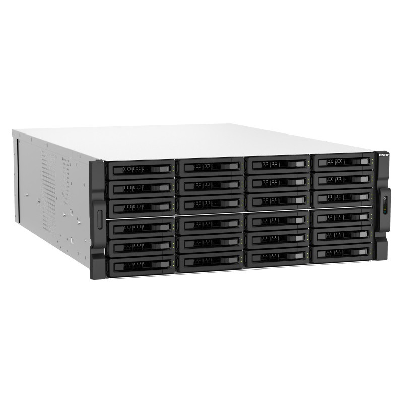 QNAP TS-h3087XU-RP-E2378-64G (Xeon 4,8 GHz, ZFS, 64GB ECC RAM, 24x 3,5'' + 6x2,5'', 2x 2,5GbE, 2x10GbE)