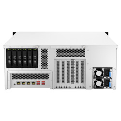 QNAP TS-h3087XU-RP-E2378-64G (Xeon 4,8 GHz, ZFS, 64GB ECC RAM, 24x 3,5'' + 6x2,5'', 2x 2,5GbE, 2x10GbE)