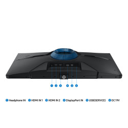 Samsung Odyssey/G40B/27''/IPS/FHD/240Hz/1ms/Black/2R