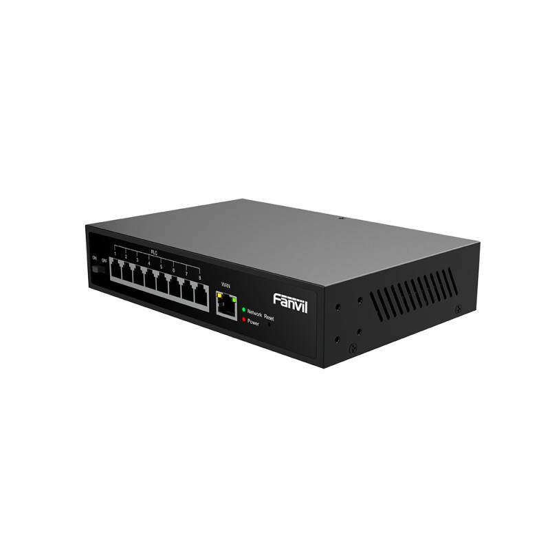 GRANDSTREAM - Fanvil PN8 - dvojdrôtový PoE Switch, RJ45, 8 x RJ11
