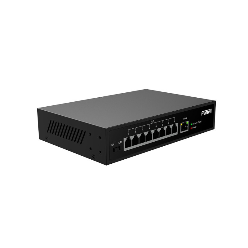 GRANDSTREAM - Fanvil PN8 - dvojdrôtový PoE Switch, RJ45, 8 x RJ11
