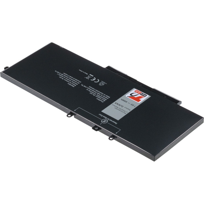 Batérie T6 Power pre Dell Latitude 5280, 5290, 5480, 5490, 5580, 5590, 8950mAh, 68Wh, 4cell, Li-pol