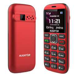 ALIGATOR A720 4G Sen.červeno-čierny+st.nab.