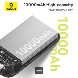NONAME - Baseus power banka Qpow 10000mAh 30W biela s USB-C káblom