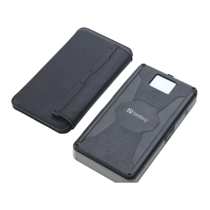 NONAME - Sandberg Solar 6-Panel Powerbank 20000, solárna nabíjačka, čierna