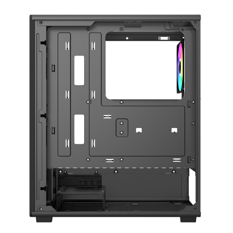 FSP M221-BA/Midi Tower/Transpar./Čierna