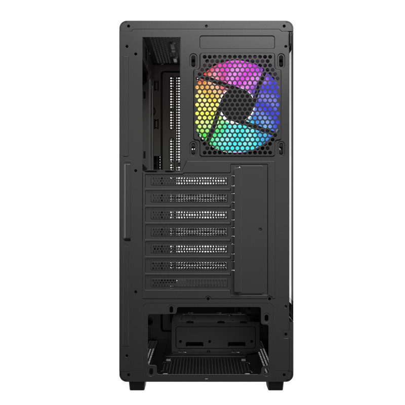 FSP M221-BA/Midi Tower/Transpar./Čierna