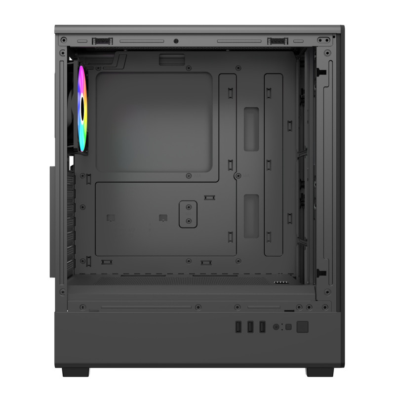 FSP M221-BA/Midi Tower/Transpar./Čierna