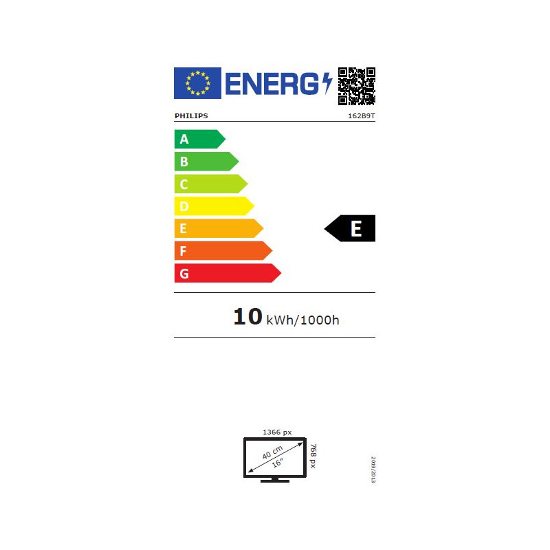 16'' LED Philips 162B9T - touch