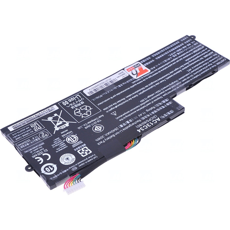 Batérie T6 Power Acer Aspire V5-122P, V5-132P, E3-111, E3-112, 2640mAh, 30Wh, 3cell, Li-pol