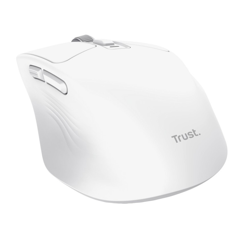 TRUSt NIVEN COMFORT MULTI-WRLS MOUSE WHT