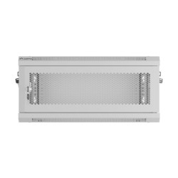 LANBERG - NÁSTENNÁ INŠTALAČNÁ SKRIŇA 19'' 4U 600X450 ŠEDÉ PERFOROVANÉ DVERE (PLOCHÉ BALENIE)