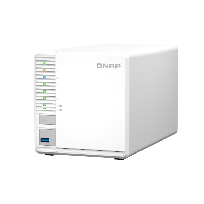 QNAP TS-364-8G (4core 2,9 GHz, 8GB RAM, 3x SATA, 2x M.2 NVMe sloty, 3x USB, 1x 2,5GbE, 1x HDMI 1.4b)