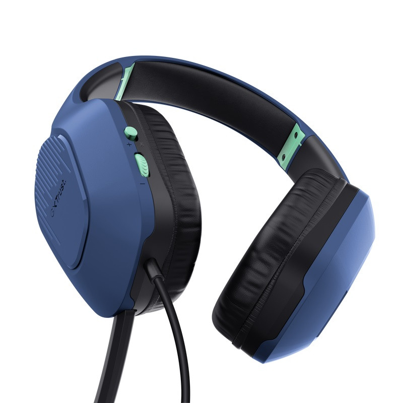 Trust GXT 415B ZIROX/Stereo/Jack/Drôt/Modrá