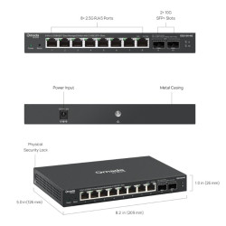 TP-Link ES210X-M2 Eas.Man.Sw.Omada 8x2.5GB+2xSFP