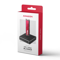 AXAGON ADSA-M2C11, USB-C 10Gbps dokovacia stanica pre 1× M.2 NVMe/SATA SSD