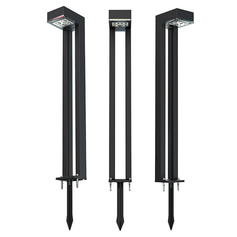 Vonkajšie solárne LED svetlo Viking SR07 - 2ks/1000 lm/IP54/2 režimy/teplá biela
