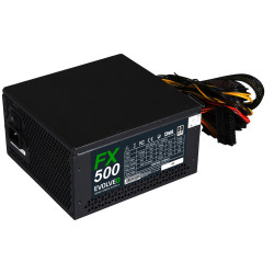 EVOLVEO FX 500, zdroj 500W ATX, 14cm, 80+, White, 3YRW