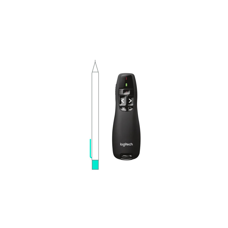 LOGITECH OEM - Logitech Wireless Presenter R400, USB _