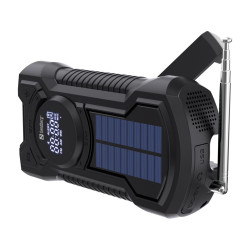 NONAME - Sandberg Surviovor All-in-1 5000 mAh, FM/AM rádio s ďalšími funkciami, čierna
