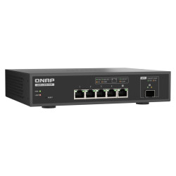 QNAP switch QSW-L3205-1C4T (4x 10GbE port, 1x 10G SFP+/NBASE-T Combo, Lite Managed)