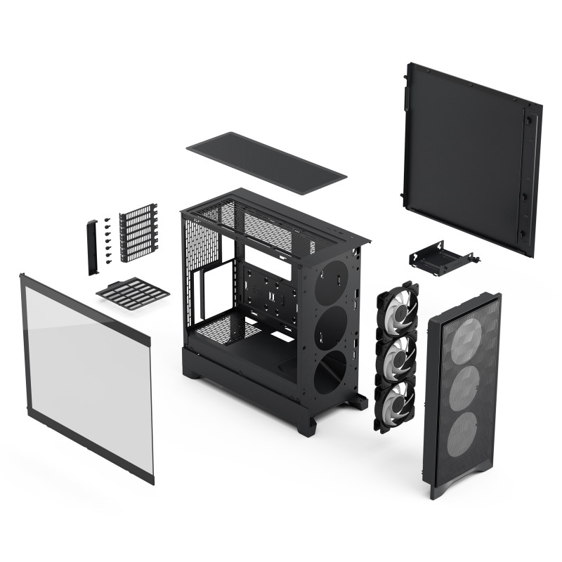 FRACTAL DESIGN - Fractal Pop 2 Air/Midi Tower/Transpar./Čierna