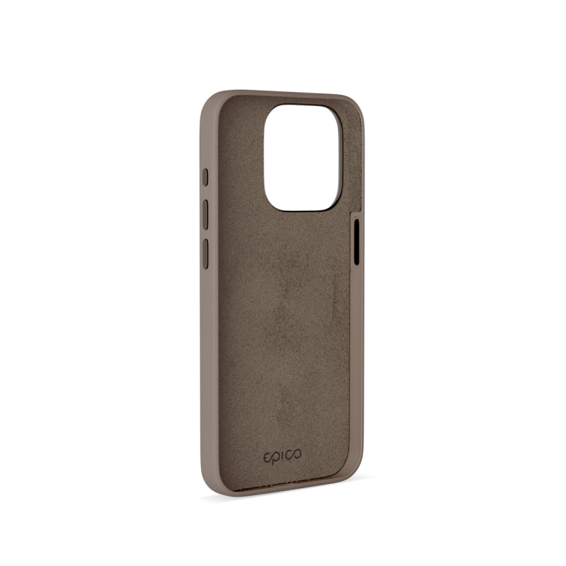 Epico Mag+ kožený kryt iPhone 15 Pro Max - piesková