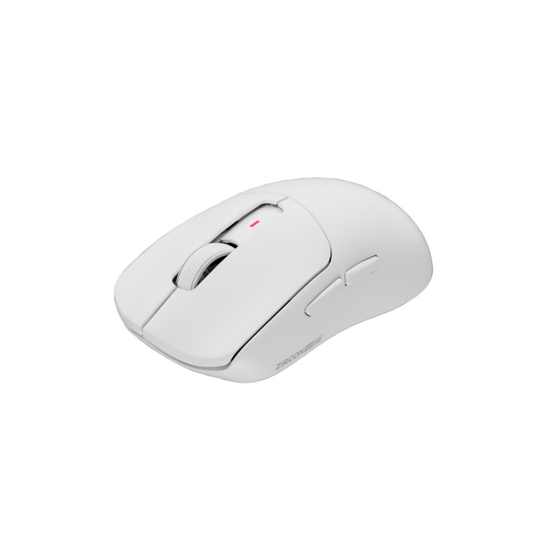 Genesis herná myš ZIRCON 500 G2/Herná/Optická/10 000 DPI/USB+BT/Biela